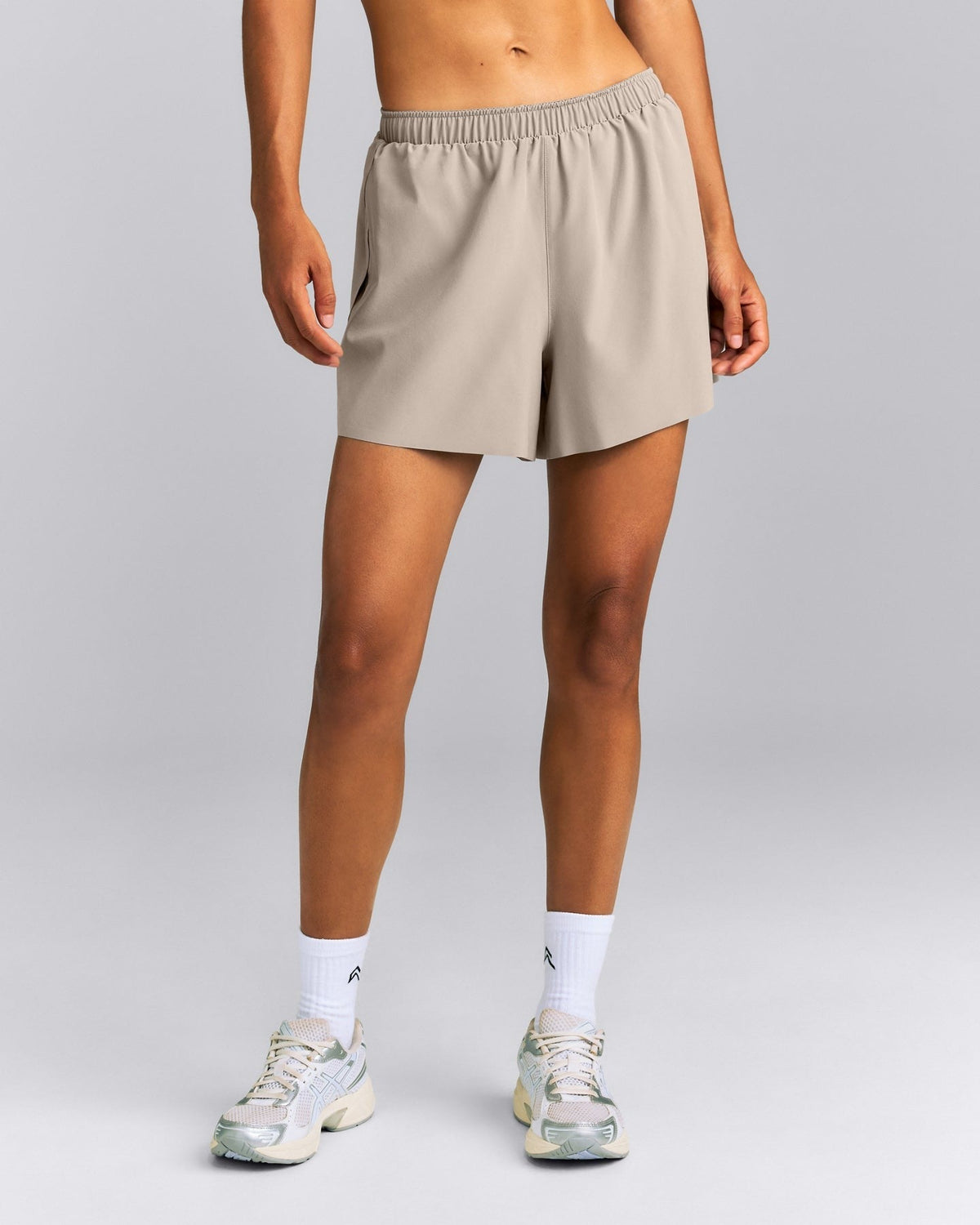 AirMoveTM Lined Pocket Shorts 4" | Warm Sand