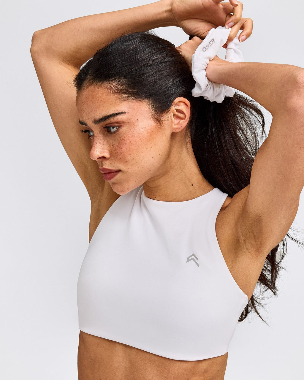 SoftMotionTM Scrunchie | White