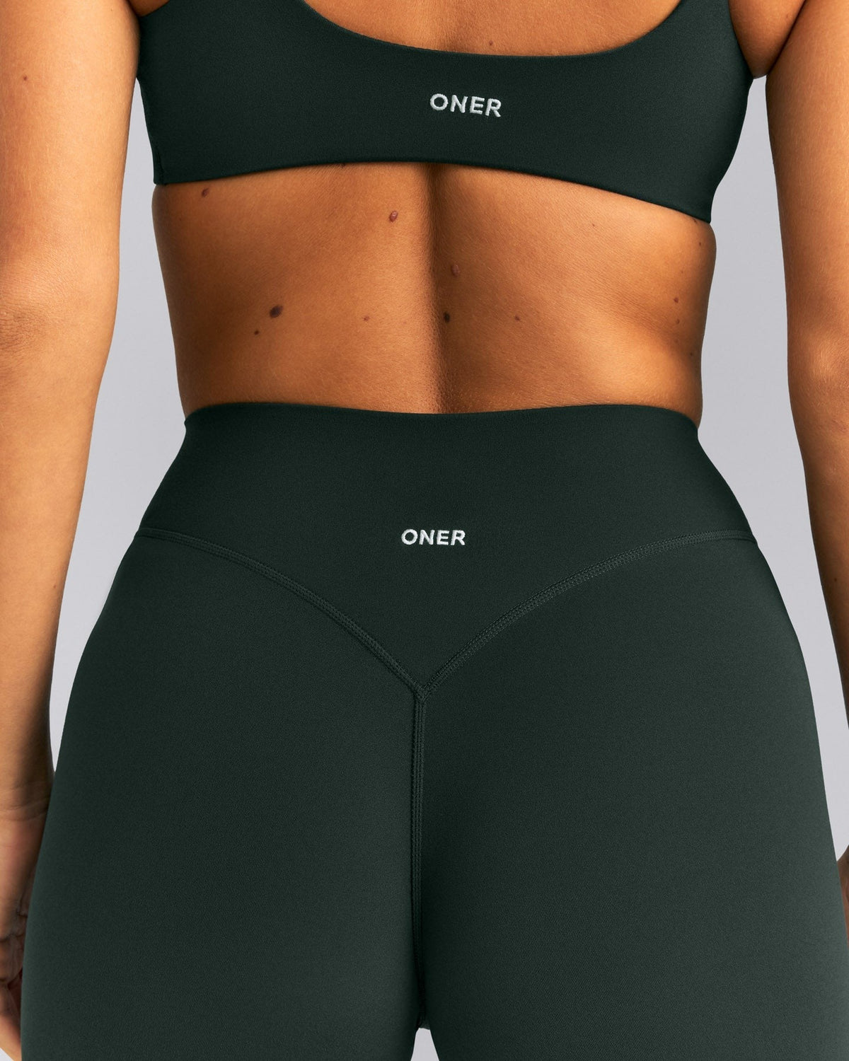 SoftMotionTM High Waisted Shorts 6" | Emerald Noir