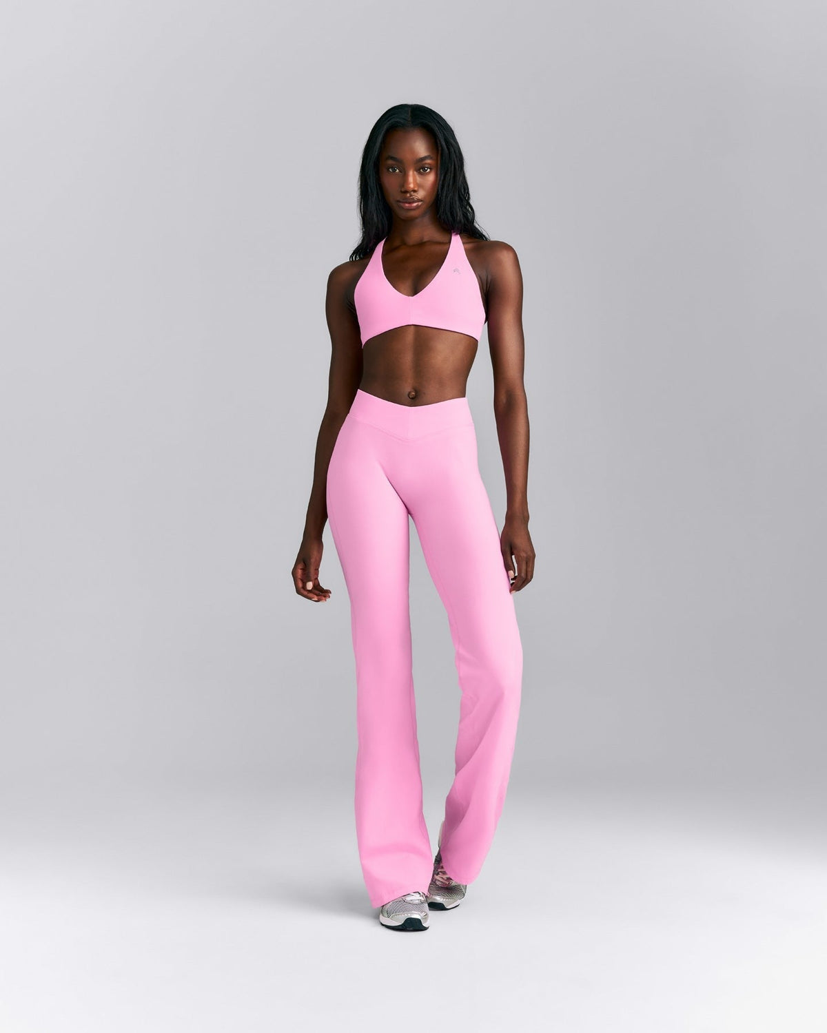 UnifiedMoveTM V Front Mid Rise Flared Pants | Power Pink