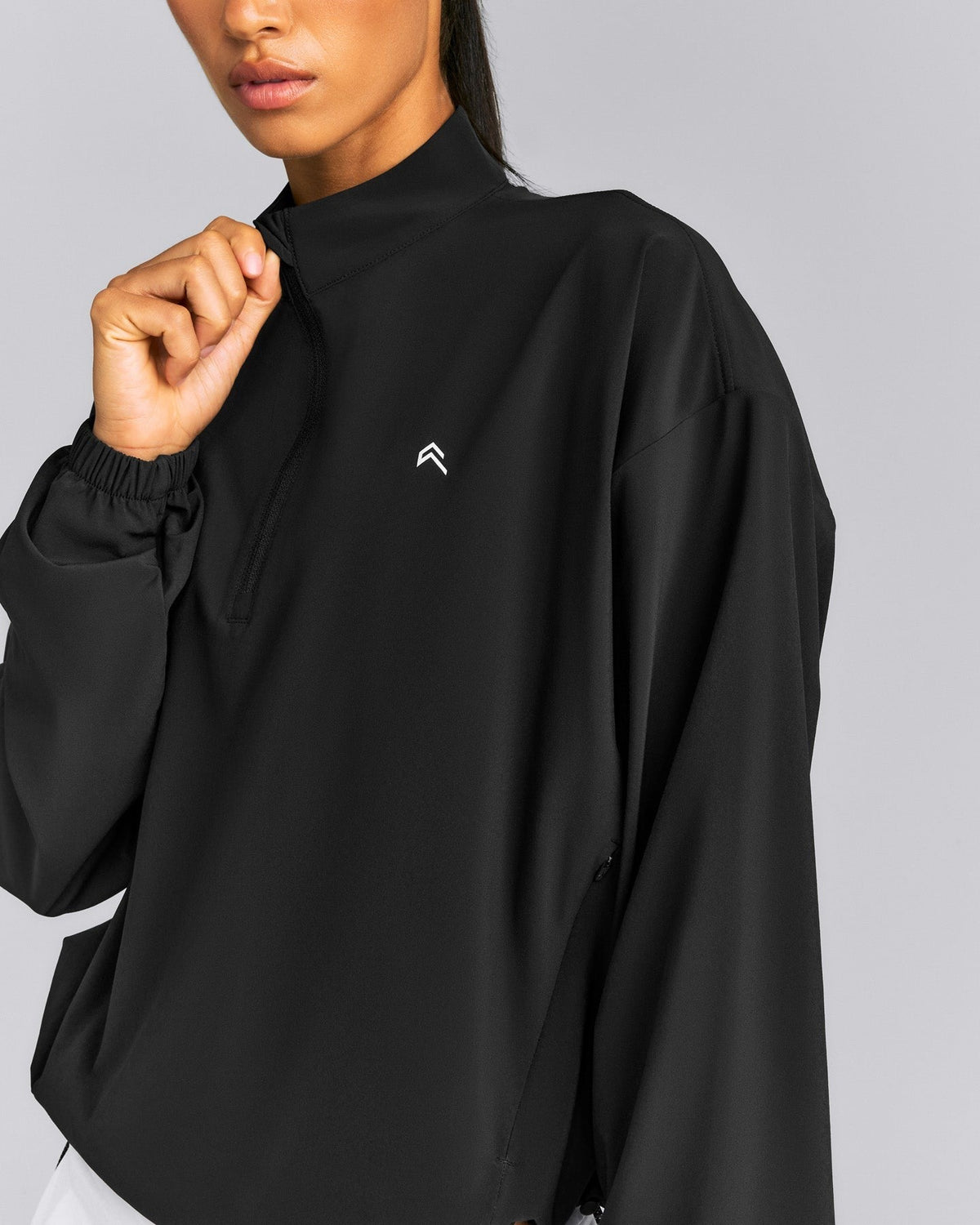 AirMoveTM 1/2 Zip Jacket with Bonding | Black
