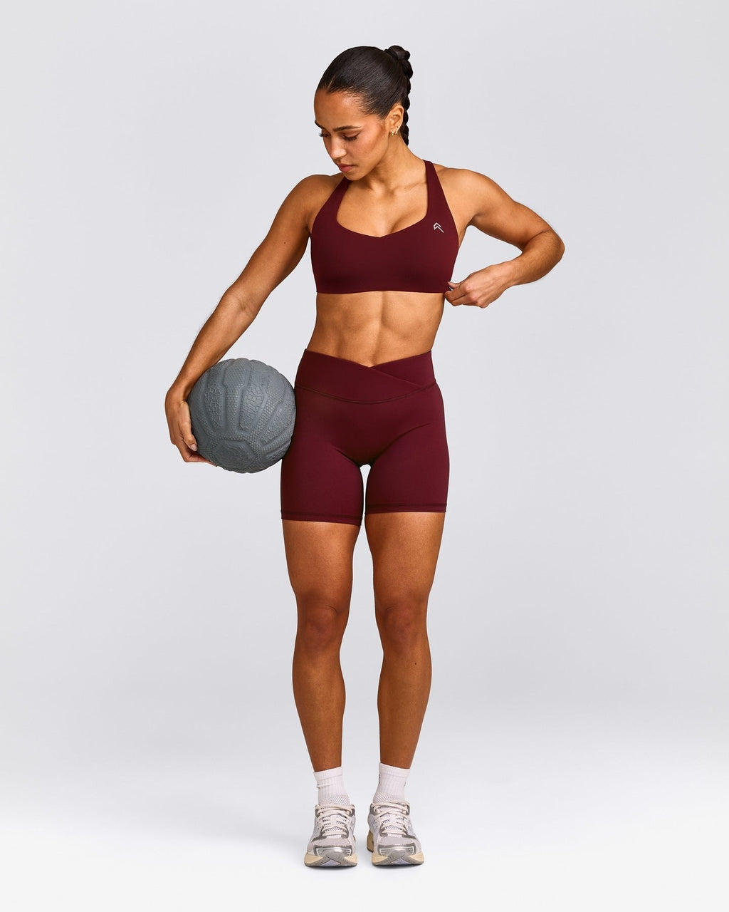EasyLiftTM Cross Back Sports Bra | Rosewood