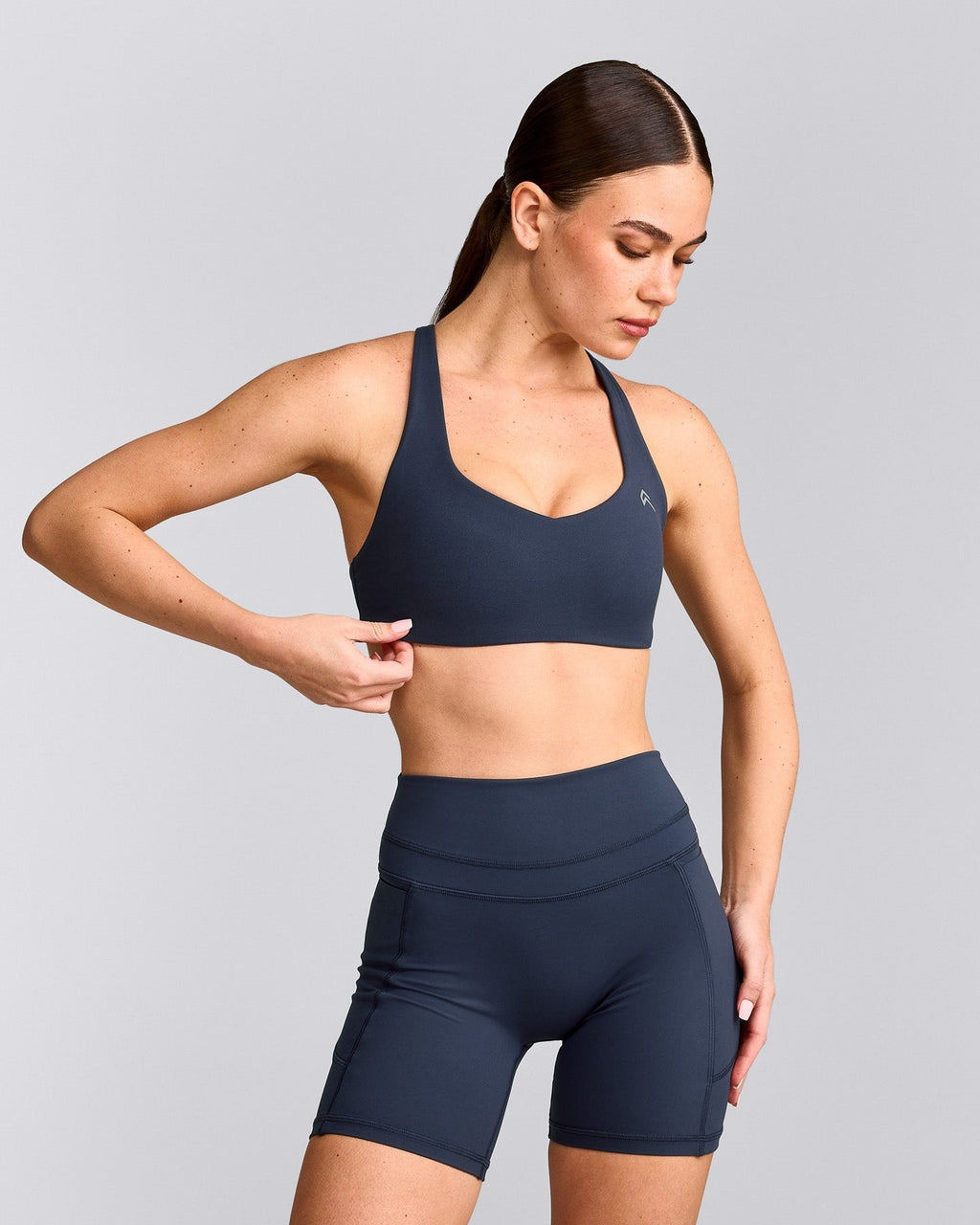 EasyLiftTM Cross Back Sports Bra | True Blue