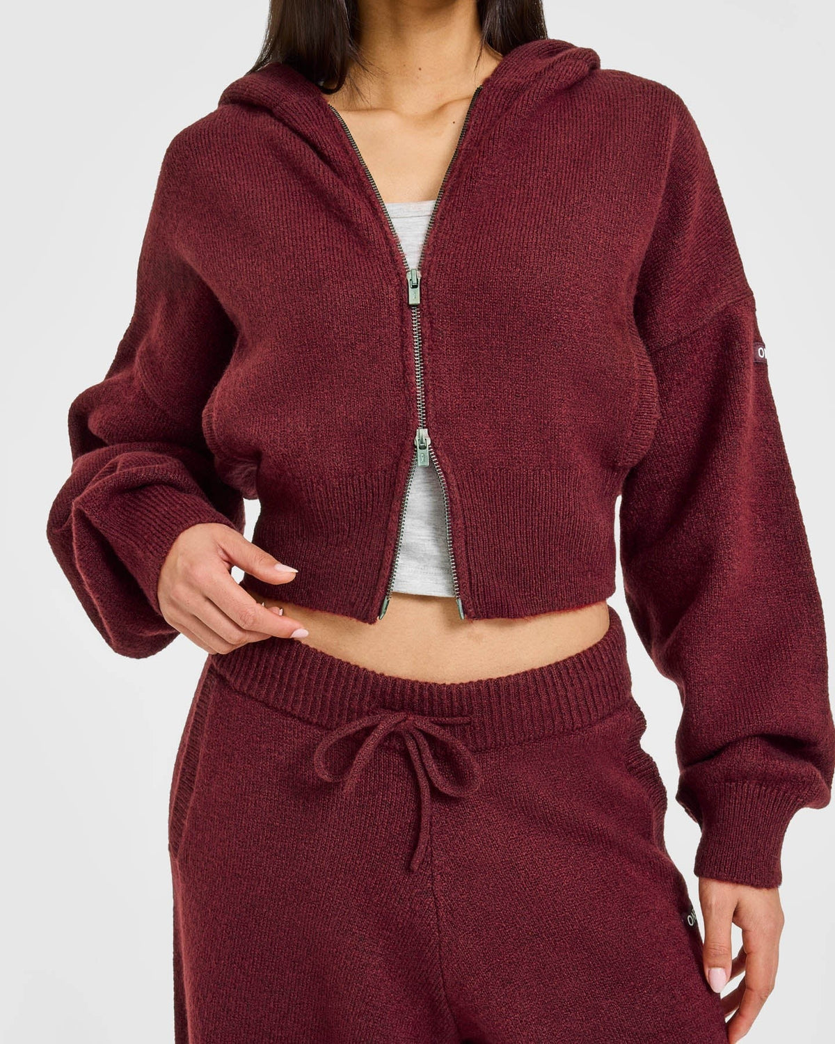 Oversized Knit Straight Leg Pants | Rosewood