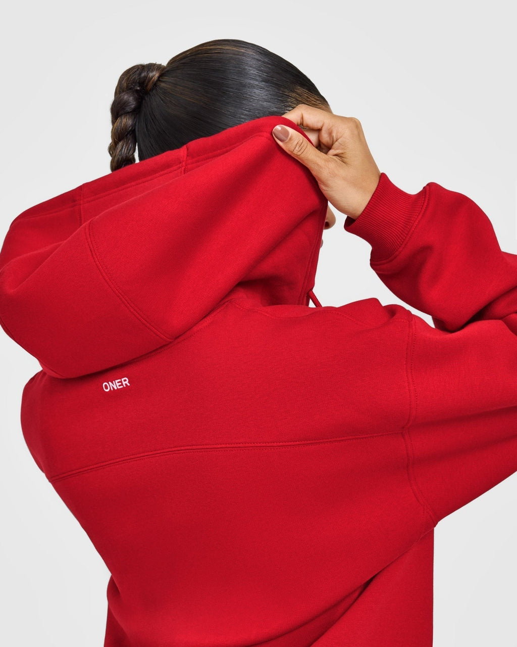 Foundations Zip Up Hoodie | Toasted Red
