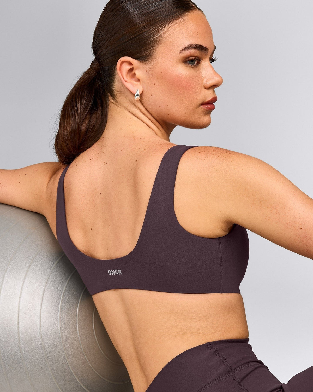 SoftMotionTM Scoop Back Bralette | Dark Umber Brown