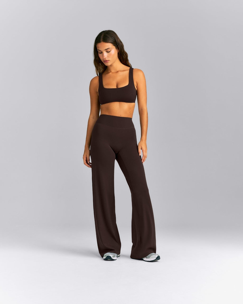 SoftMotionTM Straight Leg Pants | 70% Cocoa