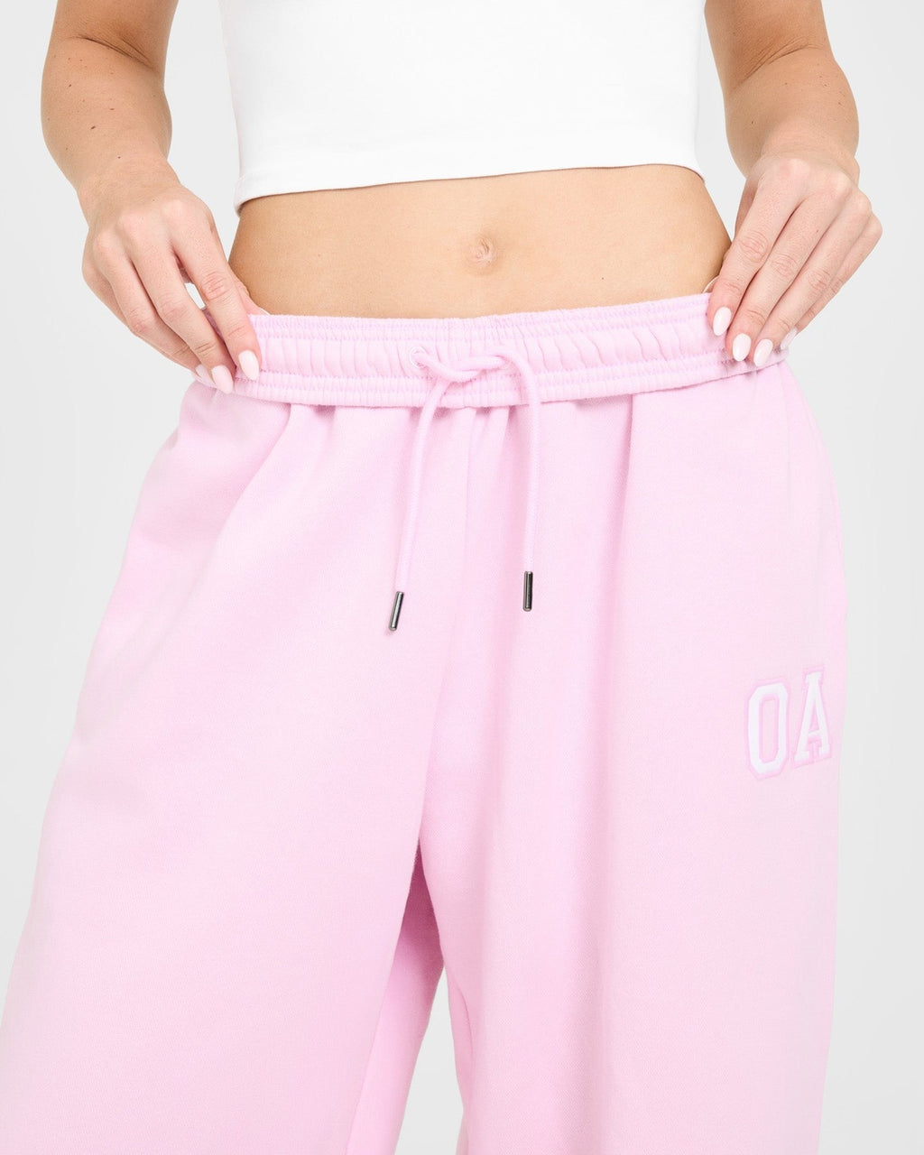 Foundations Oversized Oner Girlfriend Sweatpants | Chalk Pink