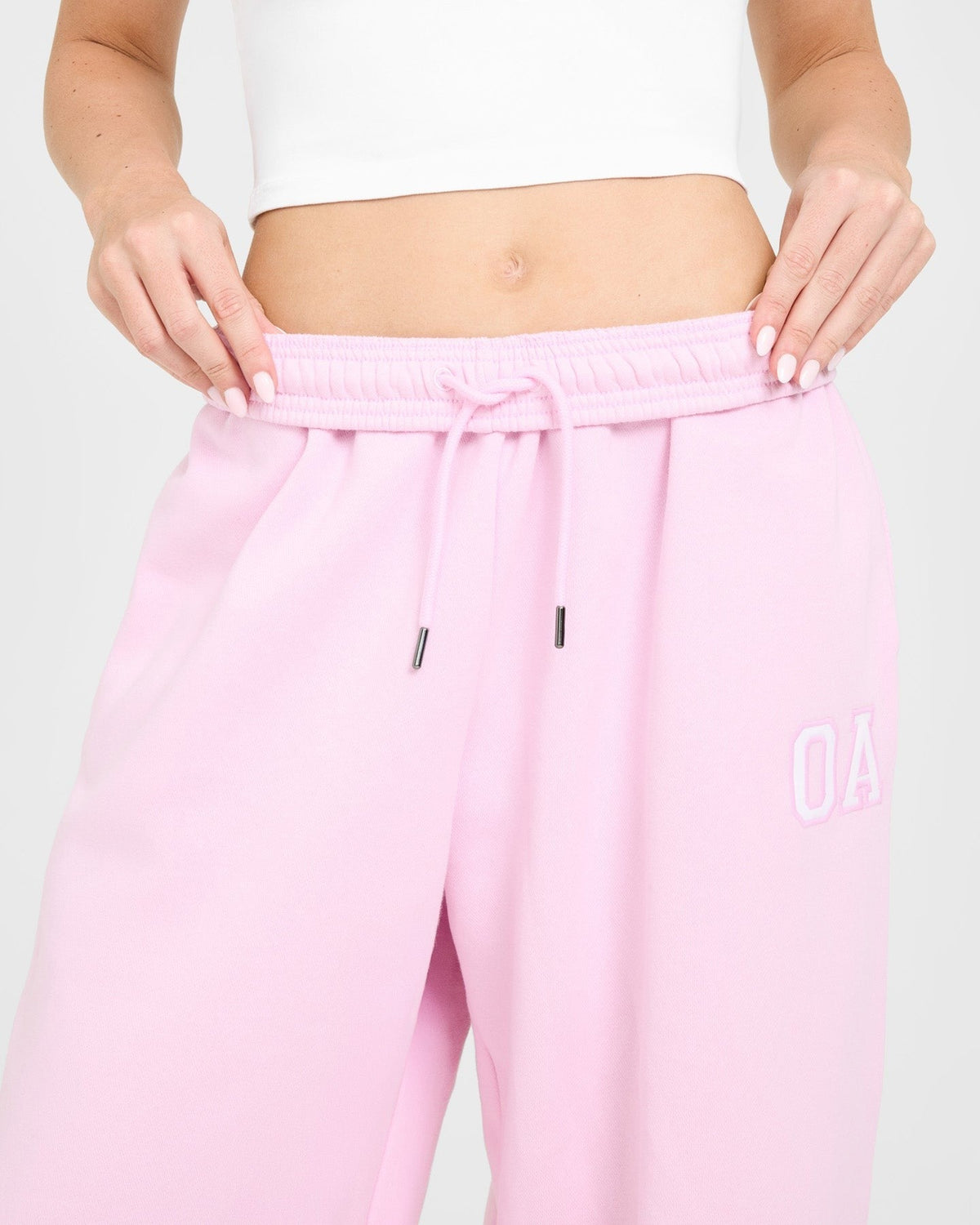 Foundations Oversized Oner Girlfriend Sweatpants | Chalk Pink
