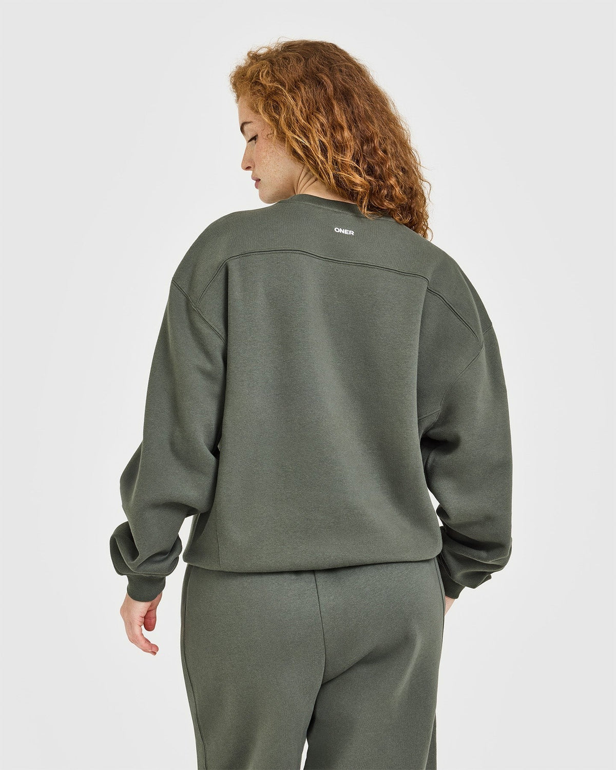 Foundations Crew Neck Sweatshirt | Dark Khaki