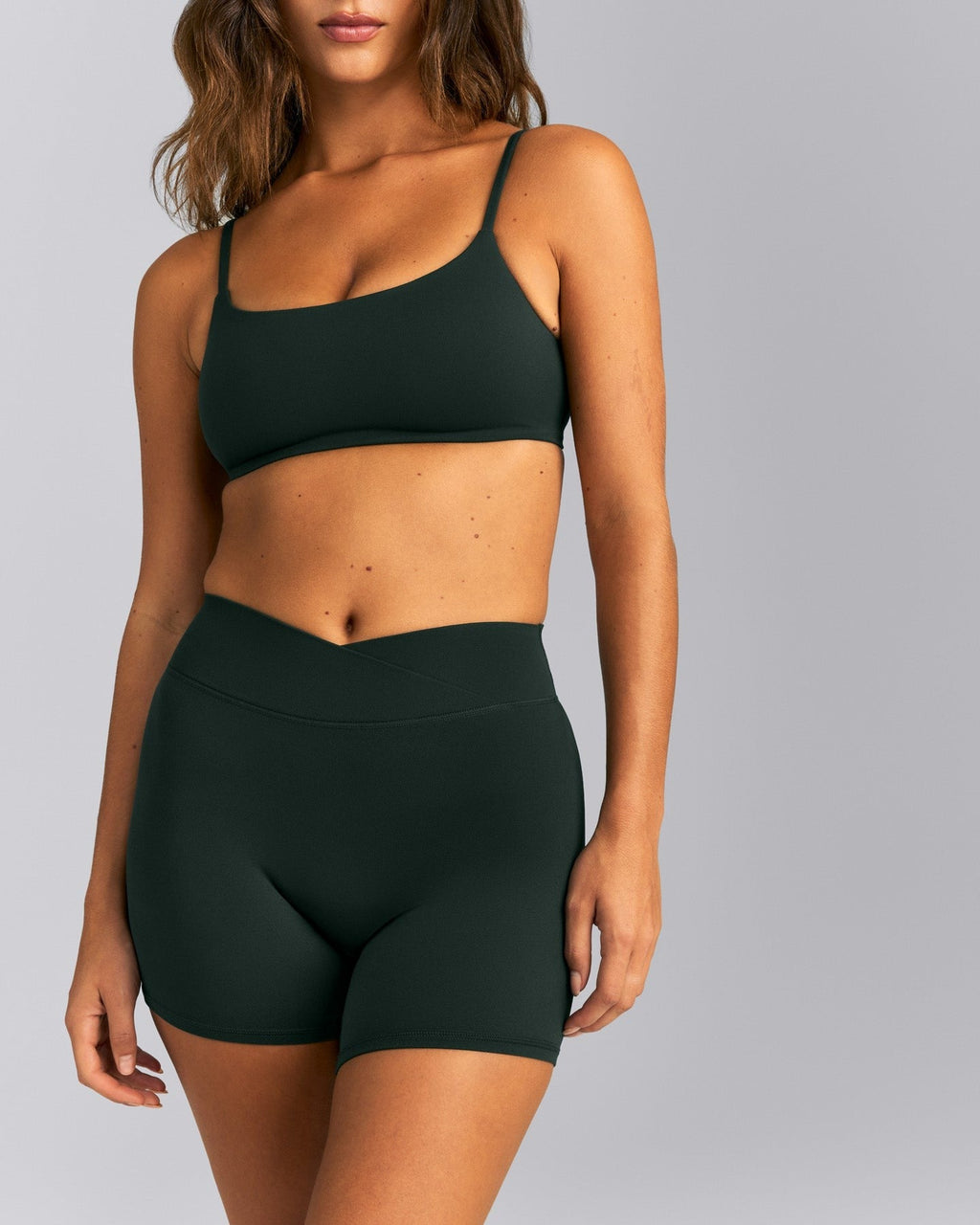 SoftMotionTM Wrap Shorts 6" | Emerald Noir