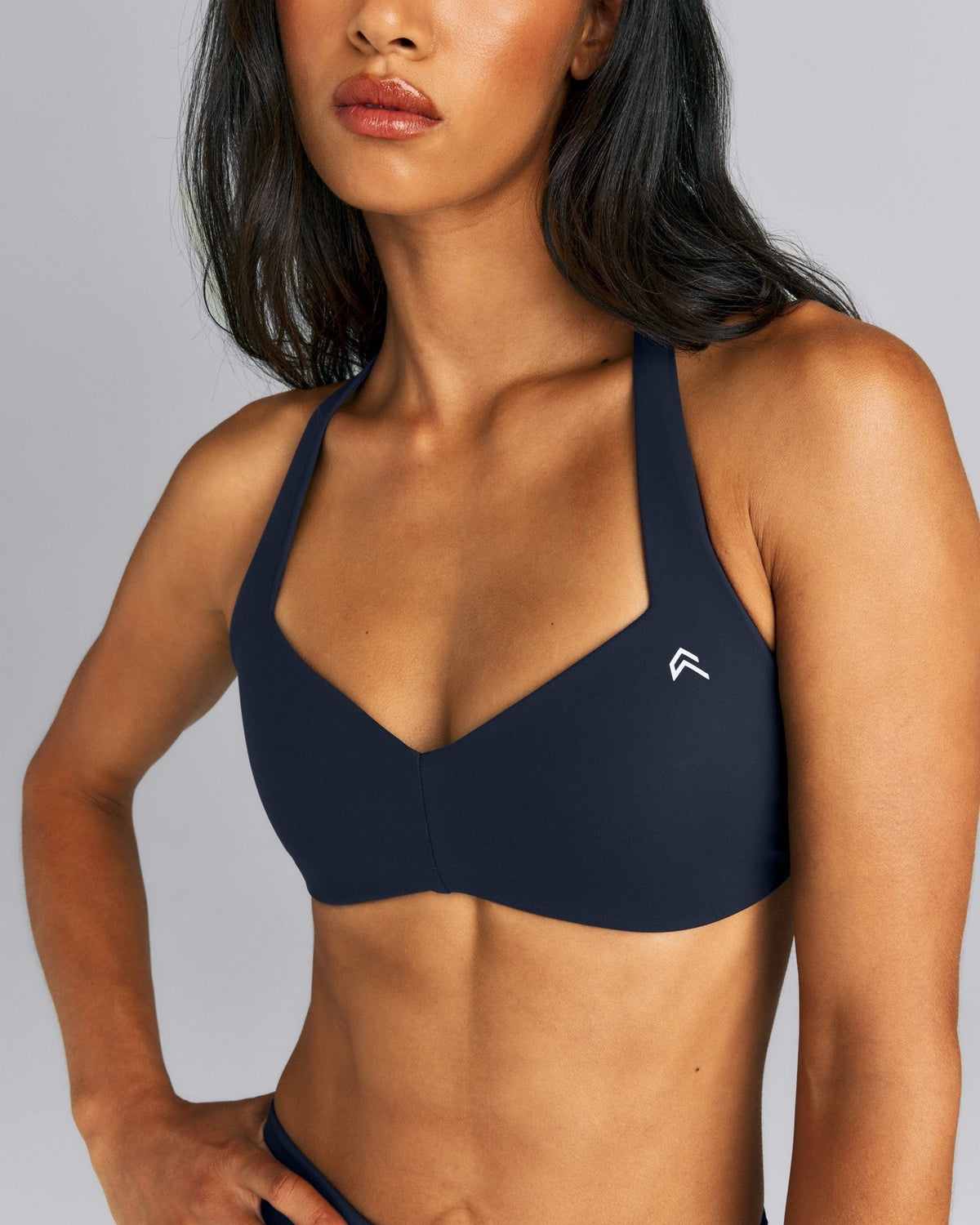 UnifiedMoveTM T Back Minimal Bralette | True Blue