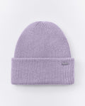 Wool Rib Knit Beanie | Lavender Purple
