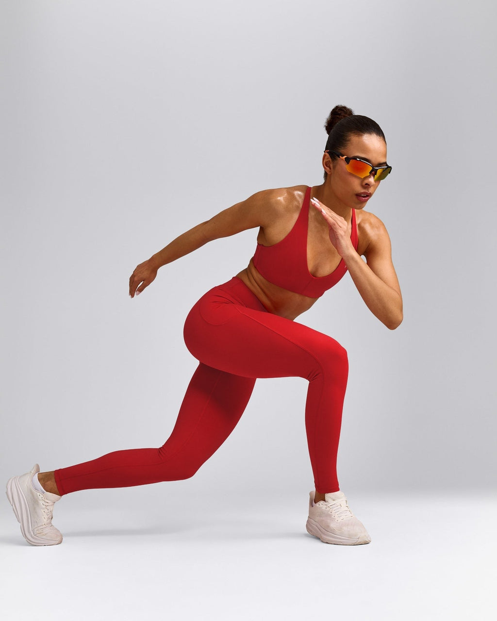 UnifiedMoveTM Pocket Leggings with Bonding | Muscle Mommy Red