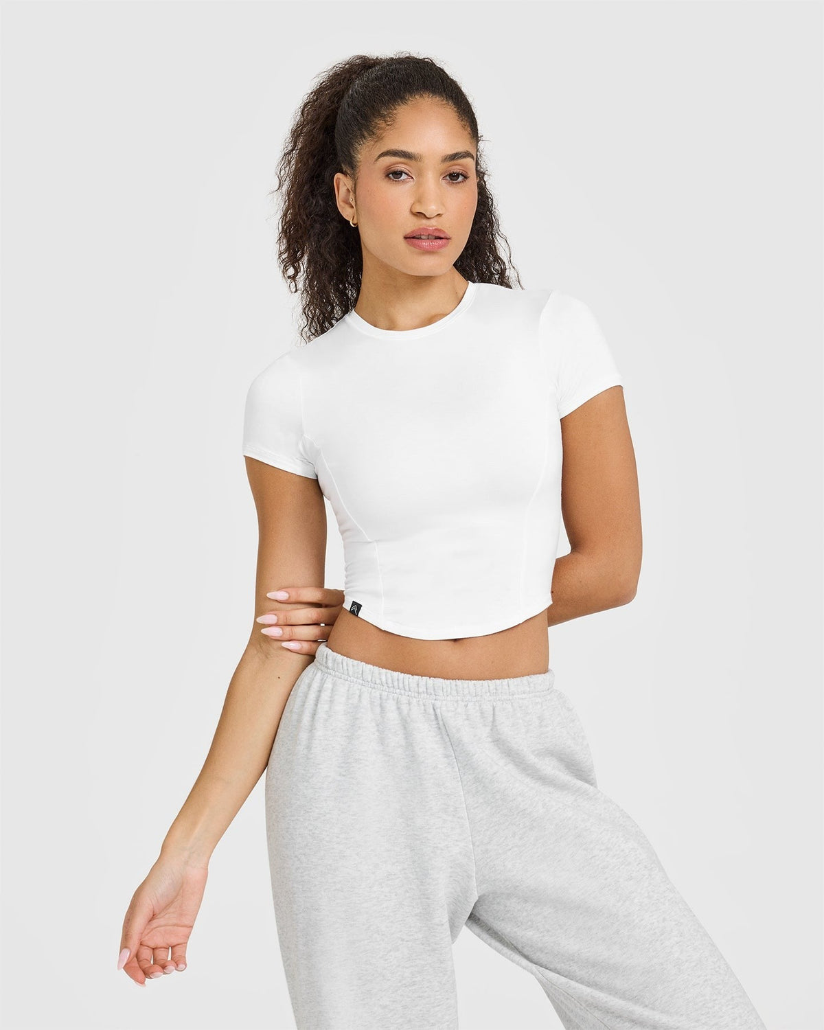 MellowTM Soft Mid Short Sleeve Tee | White
