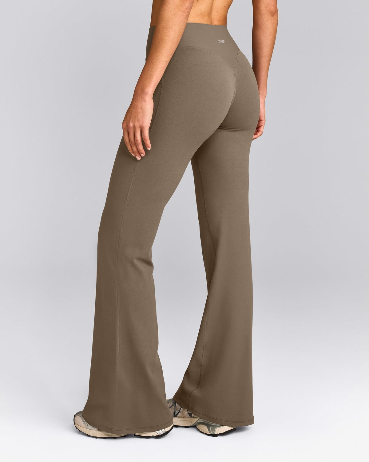 SoftMotionTM Flared Pants | Moss Brown