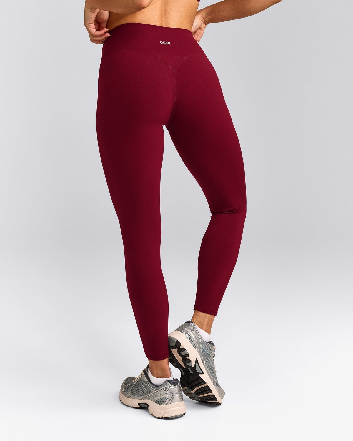 SoftMotionTM High Waisted Leggings | Ruby Red