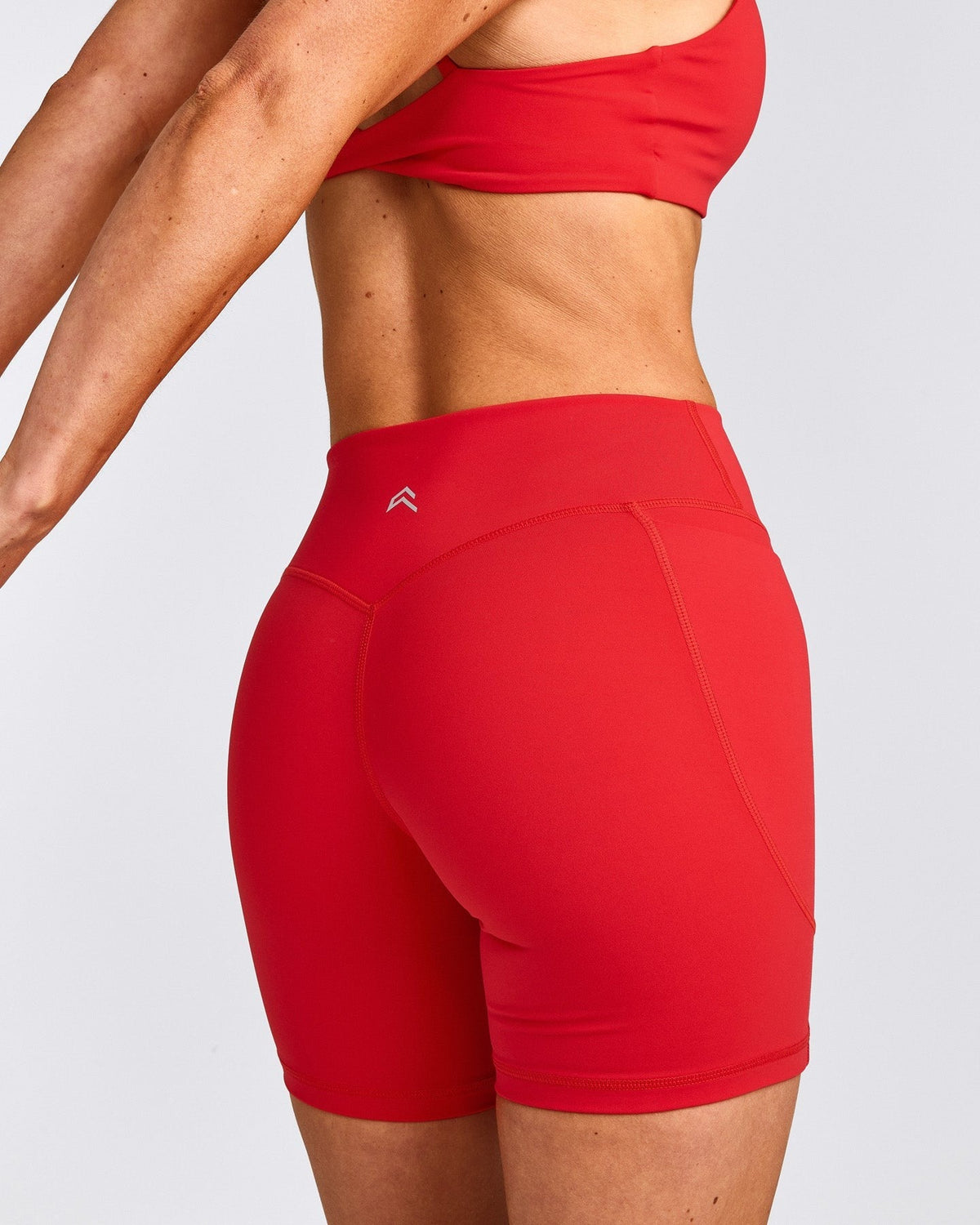 UnifiedMoveTM Pocket Shorts 6" with Bonding | Muscle Mommy Red