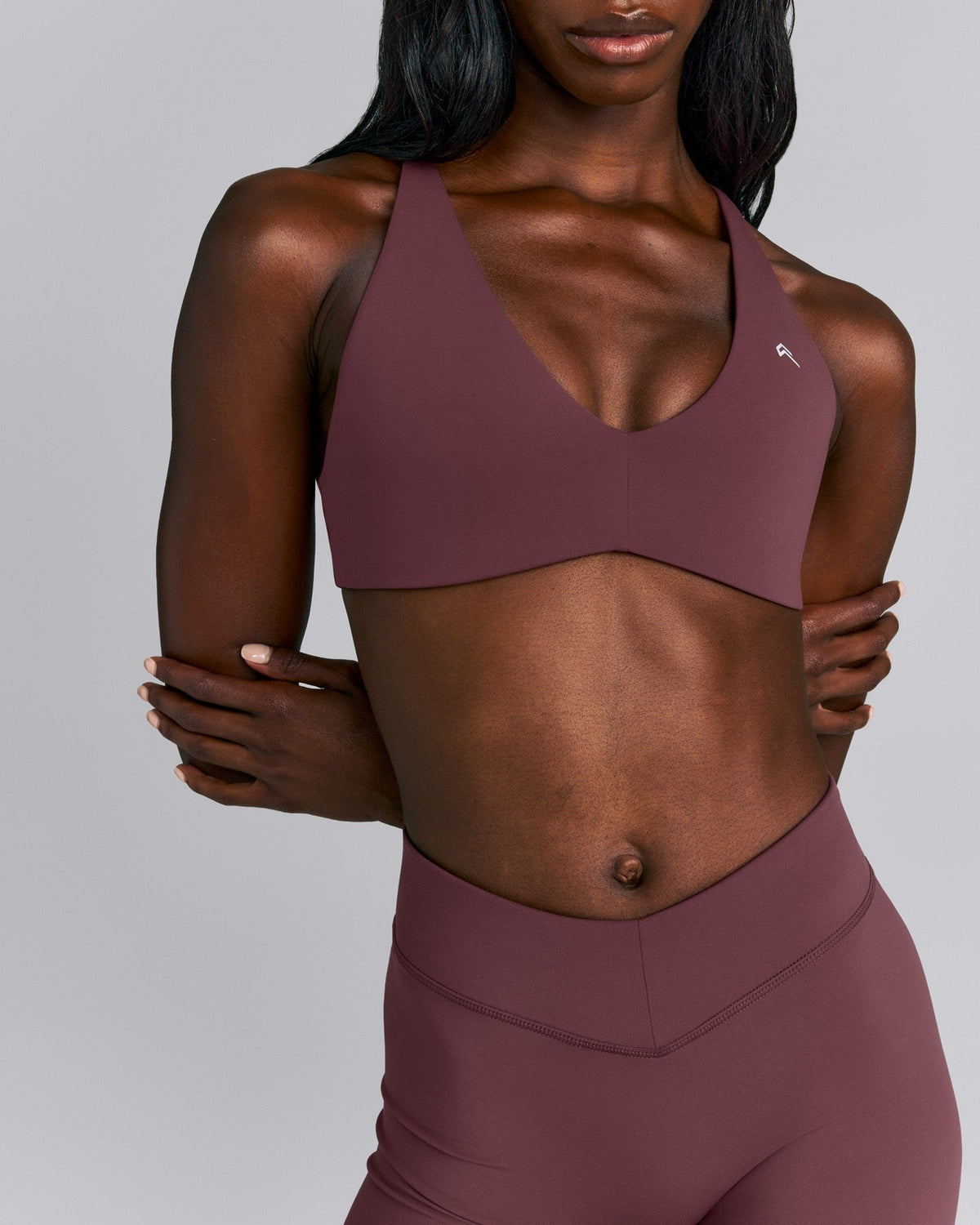 UnifiedMoveTM Cross Back Sports Bra | Velvet Mocha