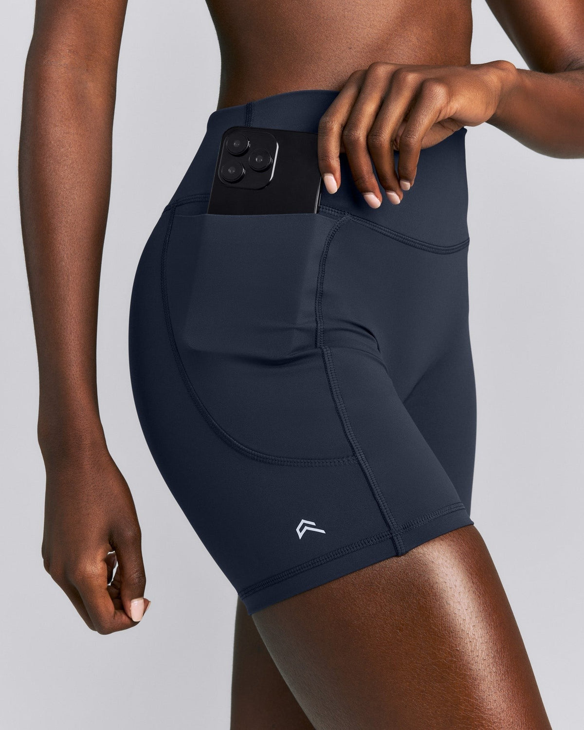 UnifiedMoveTM High Waisted Pocket Shorts with Bonding | True Blue