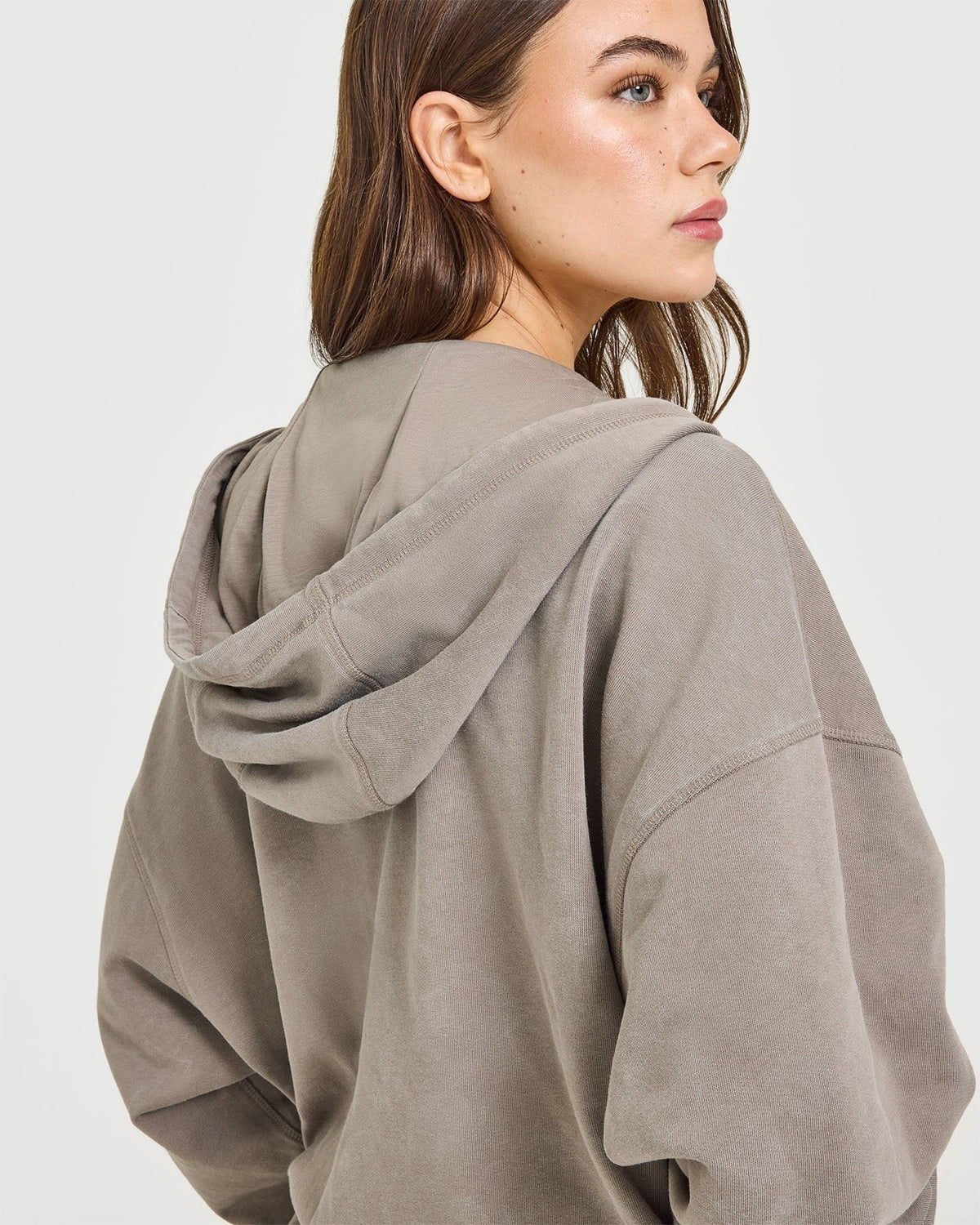 Raw Lounge Oversized Zip Hoodie | Washed Minky
