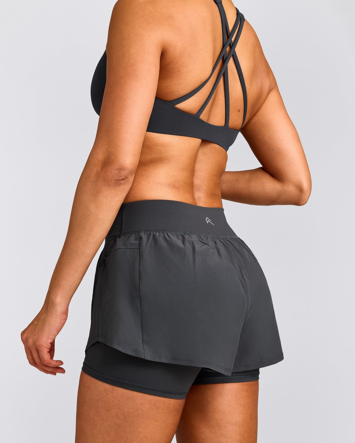 UnifiedMoveTM Double Layer Shorts 5" | Coal
