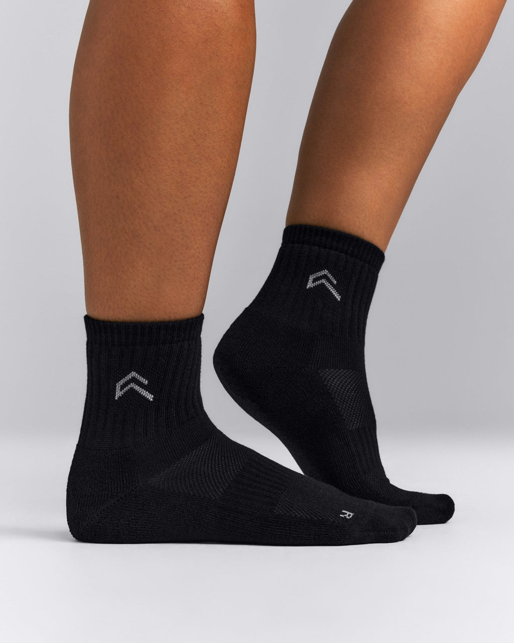 Mid Crew Socks 3 Pack | Gray/White/Black