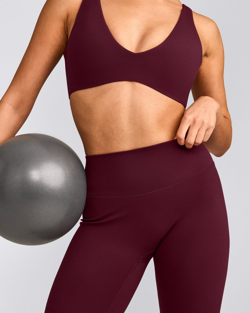 SoftMotionTM High Waisted Leggings | Cherry Lacquer Purple