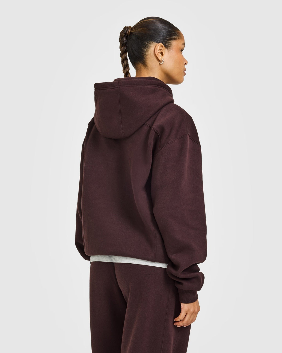 Foundations Hoodie | Plum Brown