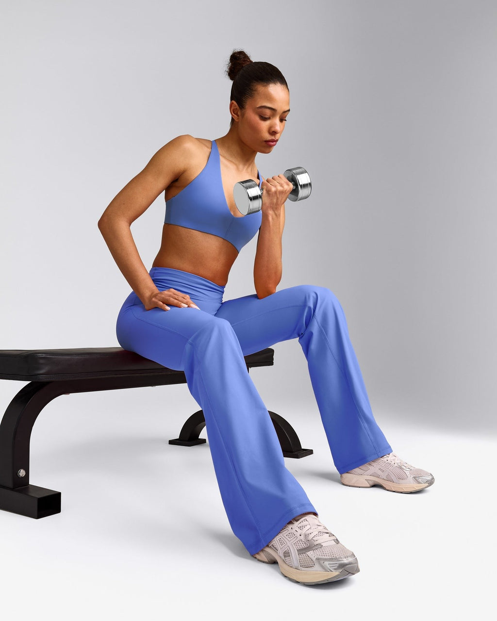 UnifiedMoveTM Wrap Flared Pants | Glaucous Blue