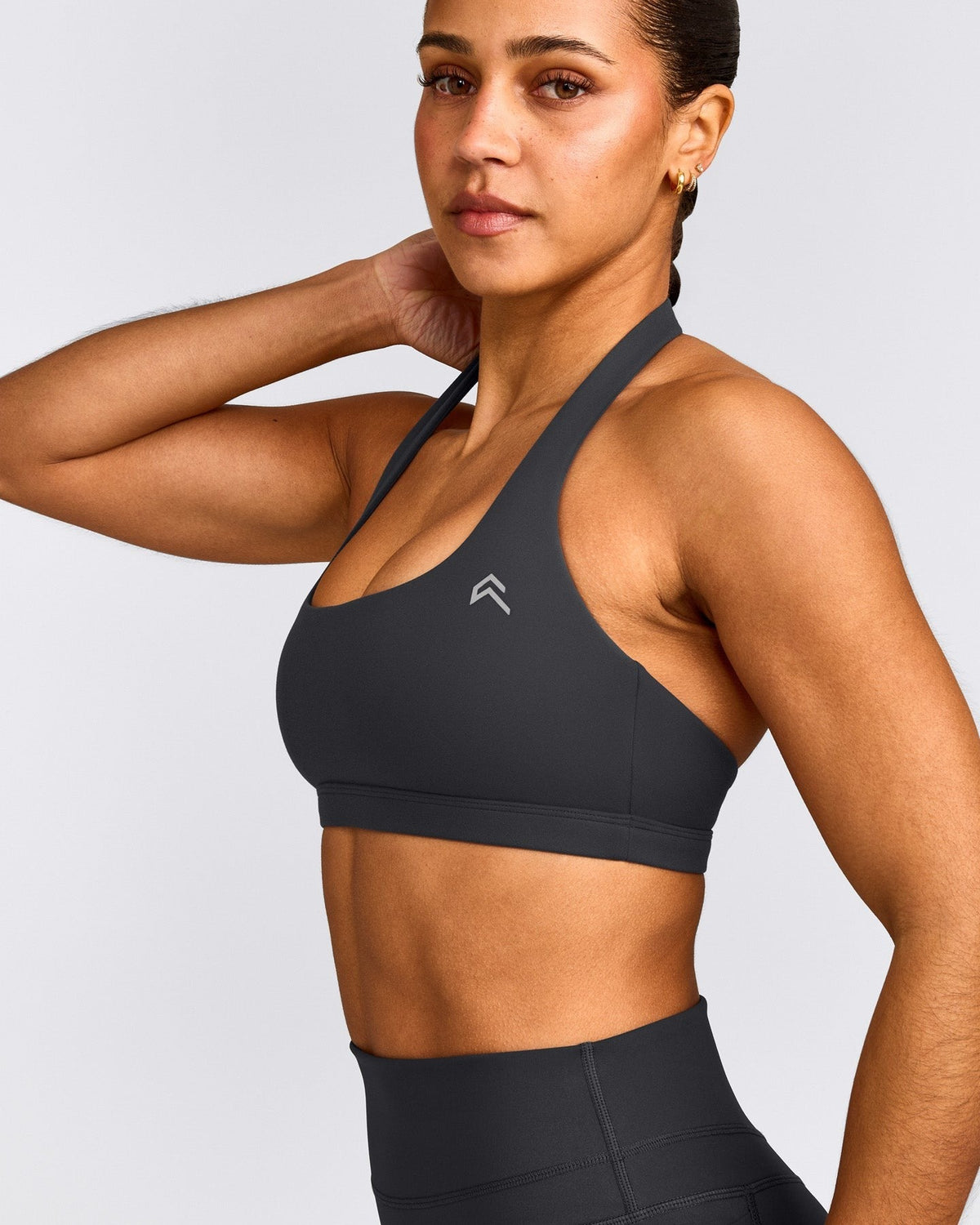 EasyLiftTM Halter Bralette | Coal