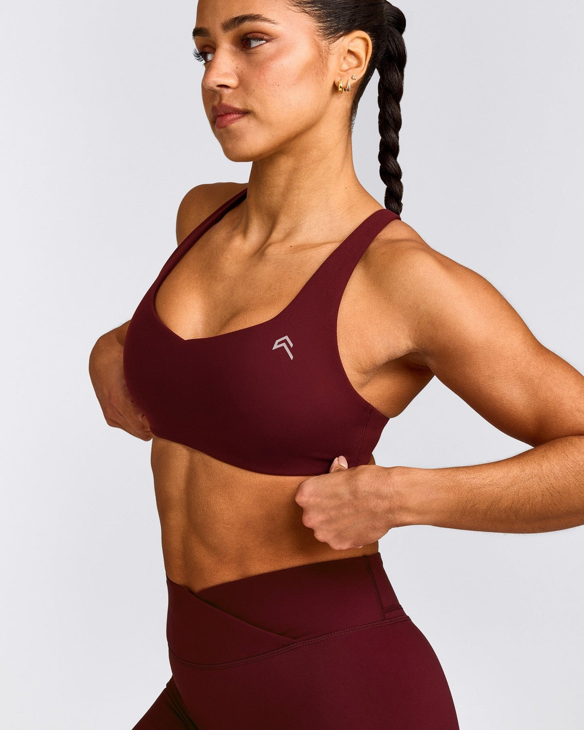 EasyLiftTM Cross Back Sports Bra | Rosewood