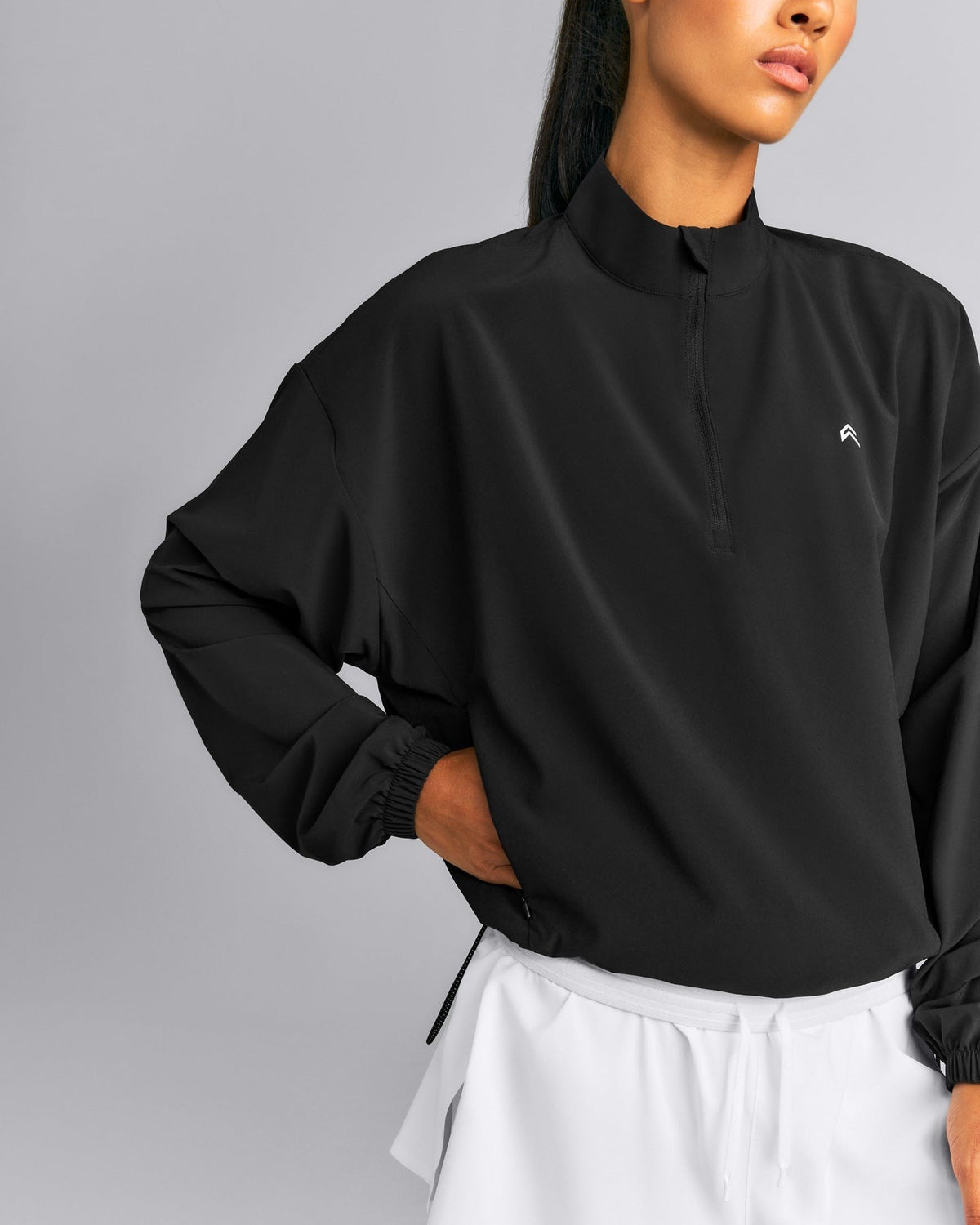 AirMoveTM 1/2 Zip Jacket with Bonding | Black