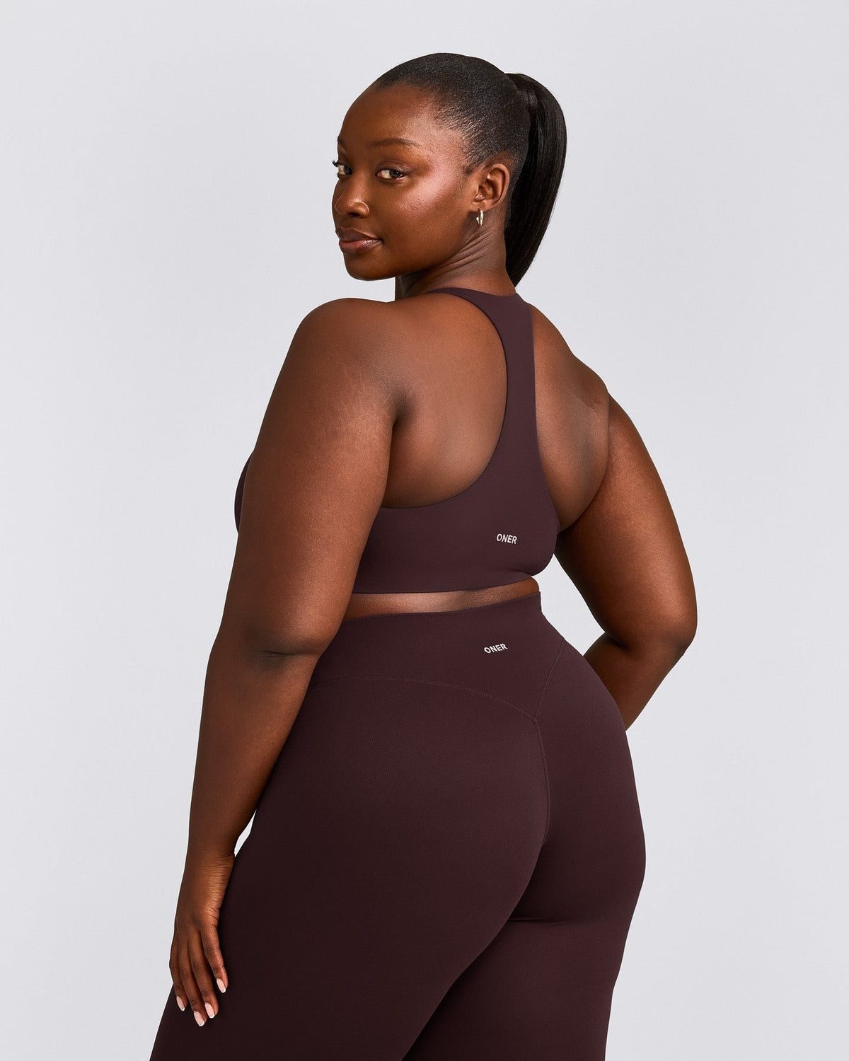 SoftMotionTM Sports Bra | Plum Brown