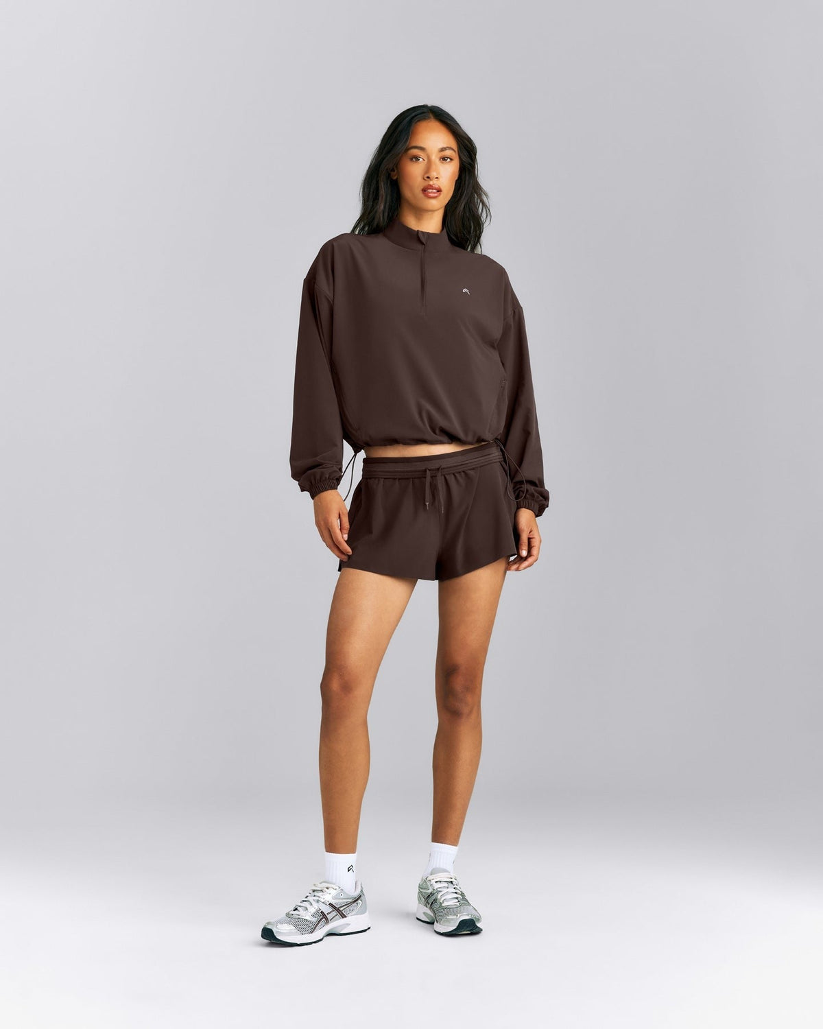 AirMoveTM 1/2 Zip Jacket with Bonding | 70% Cocoa