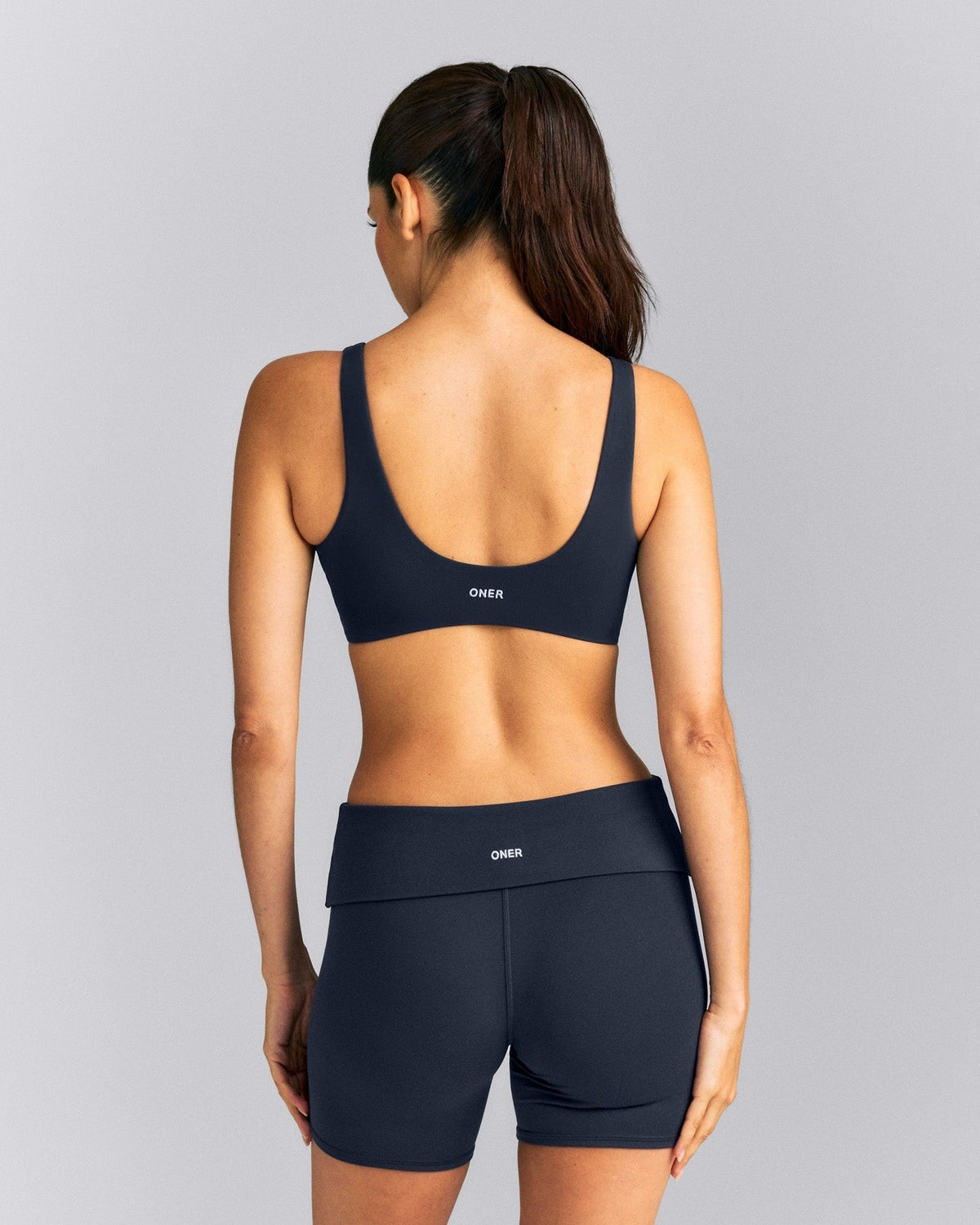 SoftMotionTM Scoop Back Bralette | True Blue