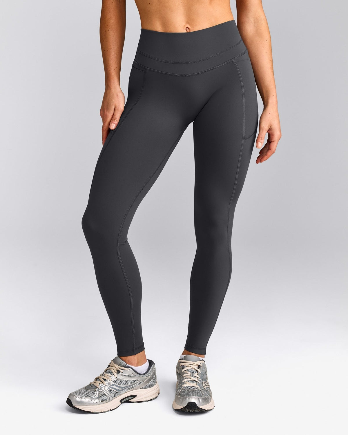 UnifiedMoveTM High Waisted Pocket Leggings | Coal