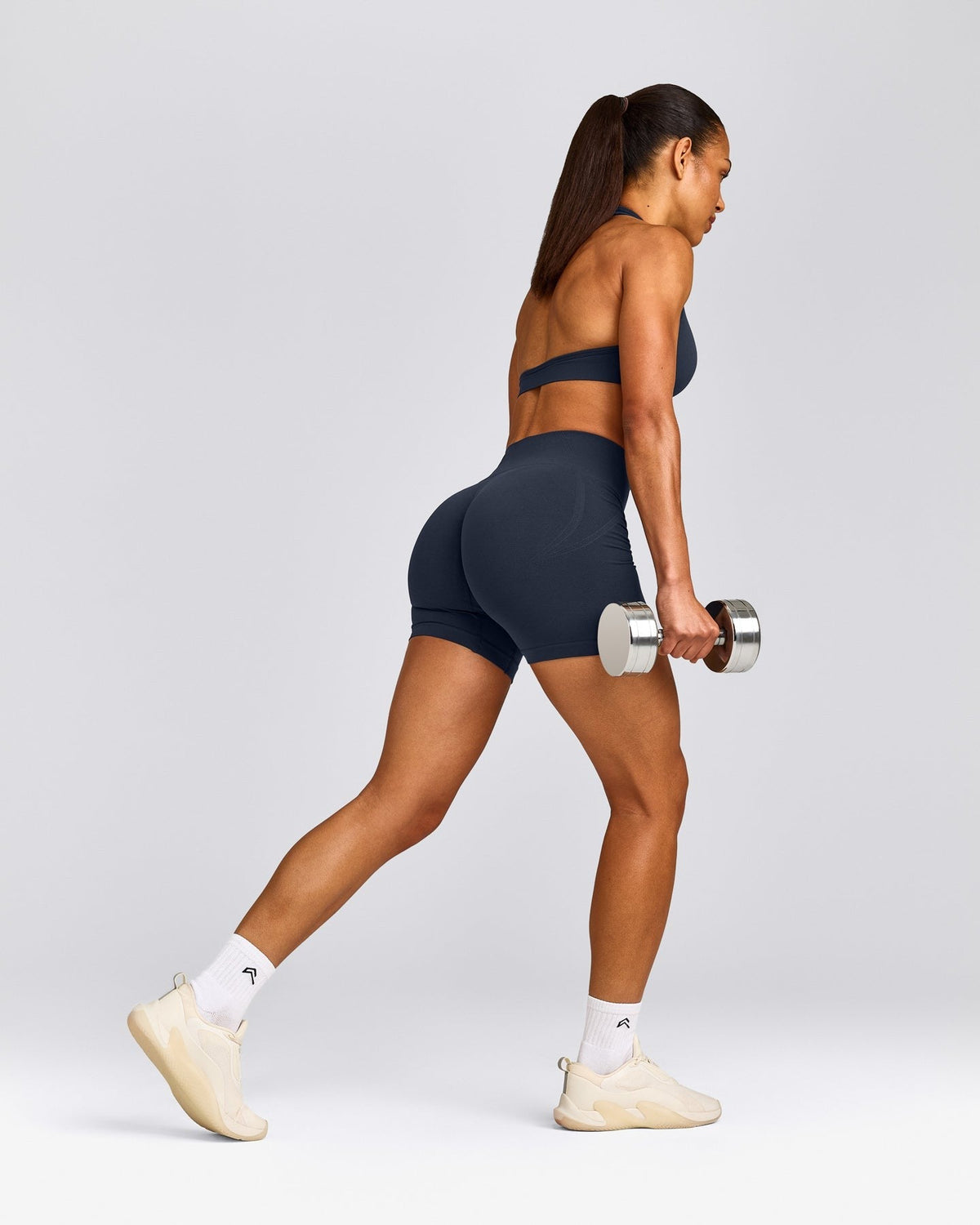 EffortlessLiftTM Seamless Mid Rise Shorts | True Blue