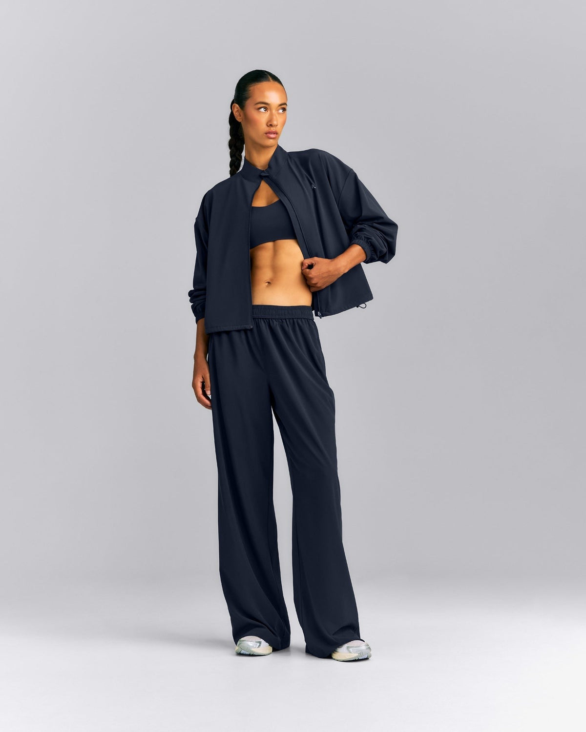 AirMoveTM Straight Leg Drawcord Pants | True Blue