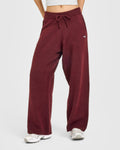 Oversized Knit Straight Leg Pants | Rosewood