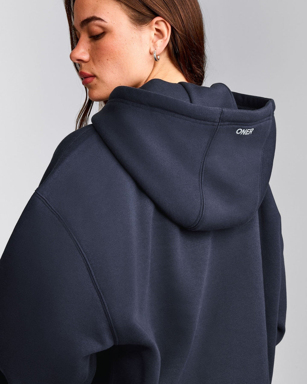 Foundations Cosy Oversized Hoodie | True Blue