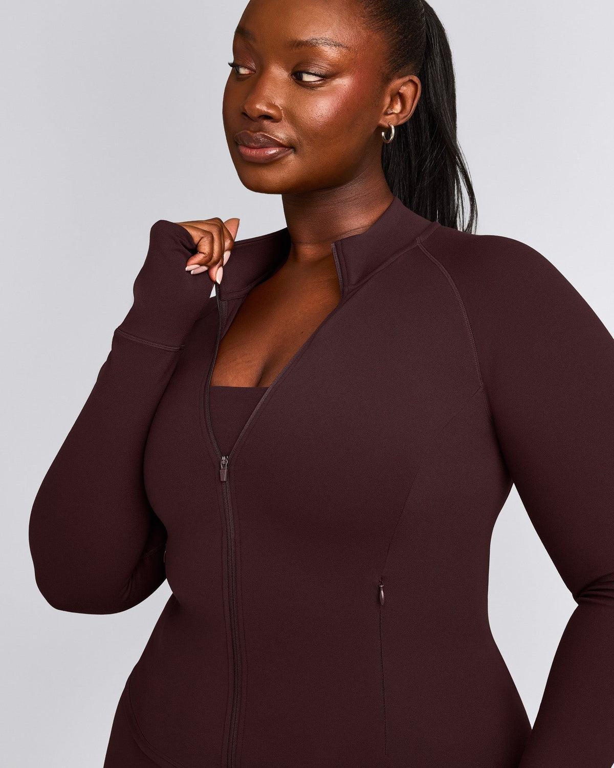 SoftMotionTM Jacket | Plum Brown
