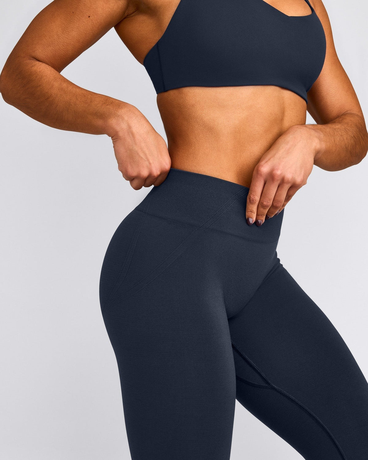 EffortlessLiftTM Seamless Mid Rise Leggings | True Blue