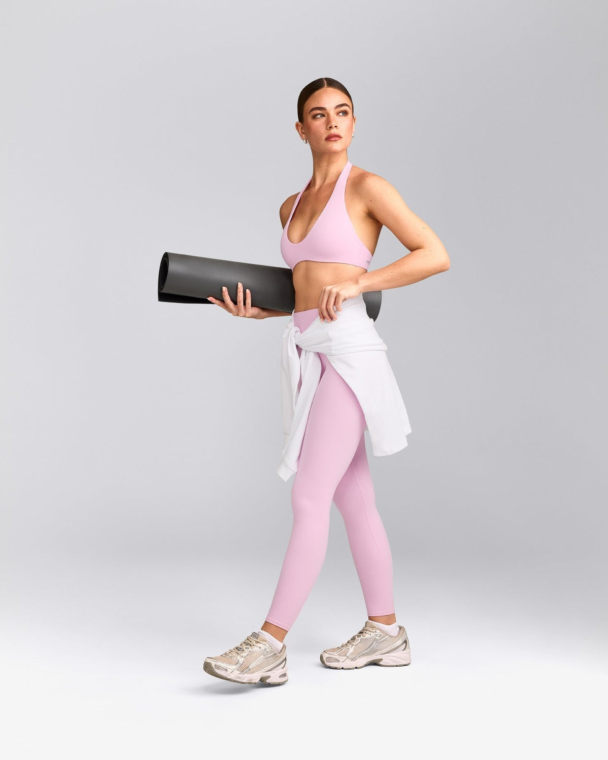 SoftMotionTM High Waisted Leggings | Chalk Pink