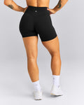 UnifiedMoveTM High Waisted Pocket Shorts with Bonding | Black