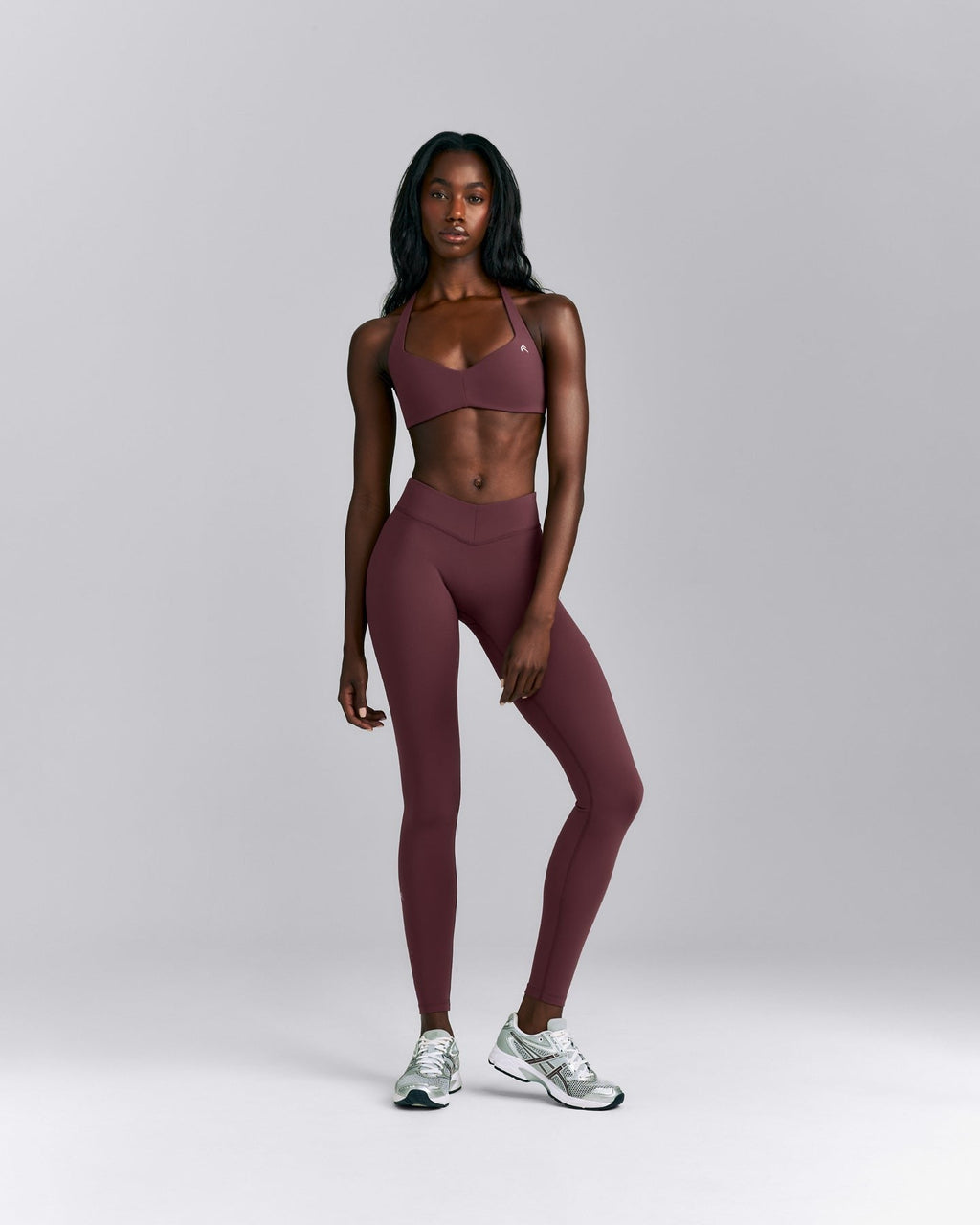 UnifiedMoveTM V Front Mid Rise Leggings | Velvet Mocha
