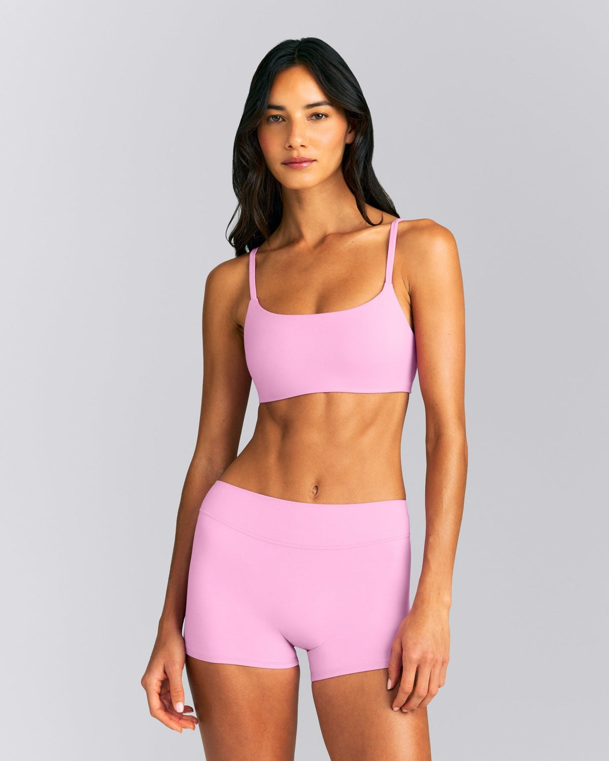 SoftMotionTM Strappy Sports Bra | Rose Pink