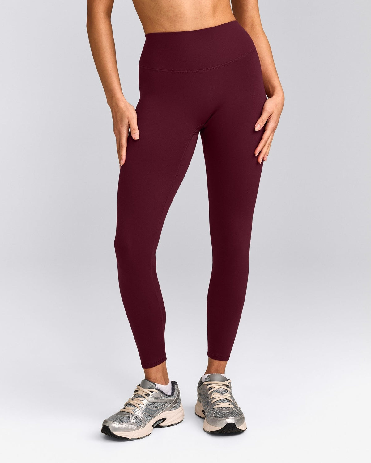 SoftMotionTM High Waisted Leggings | Cherry Lacquer Purple