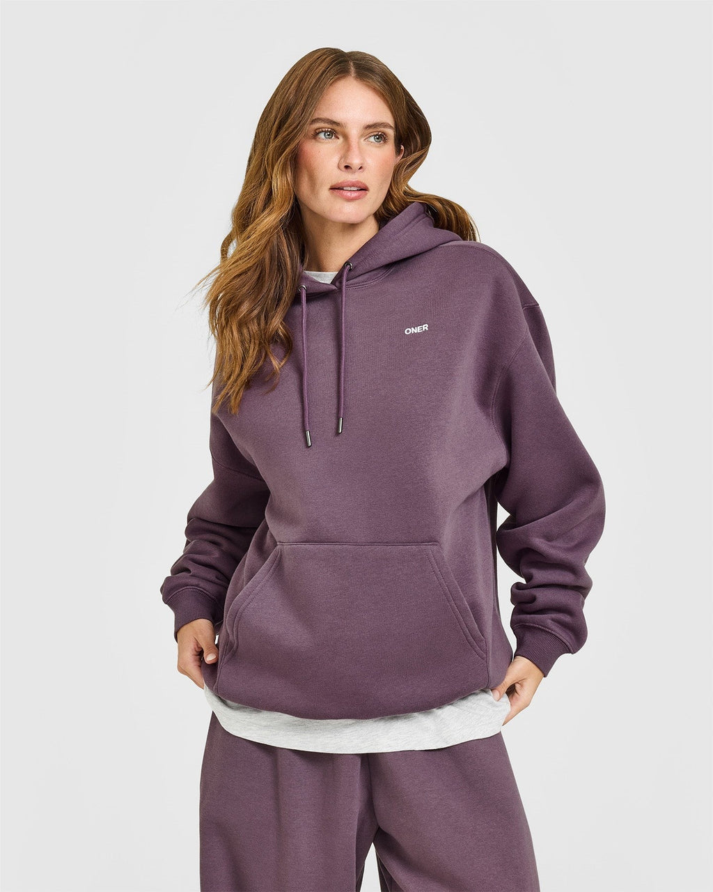 Foundations Oversized Hoodie | Vintage Purple