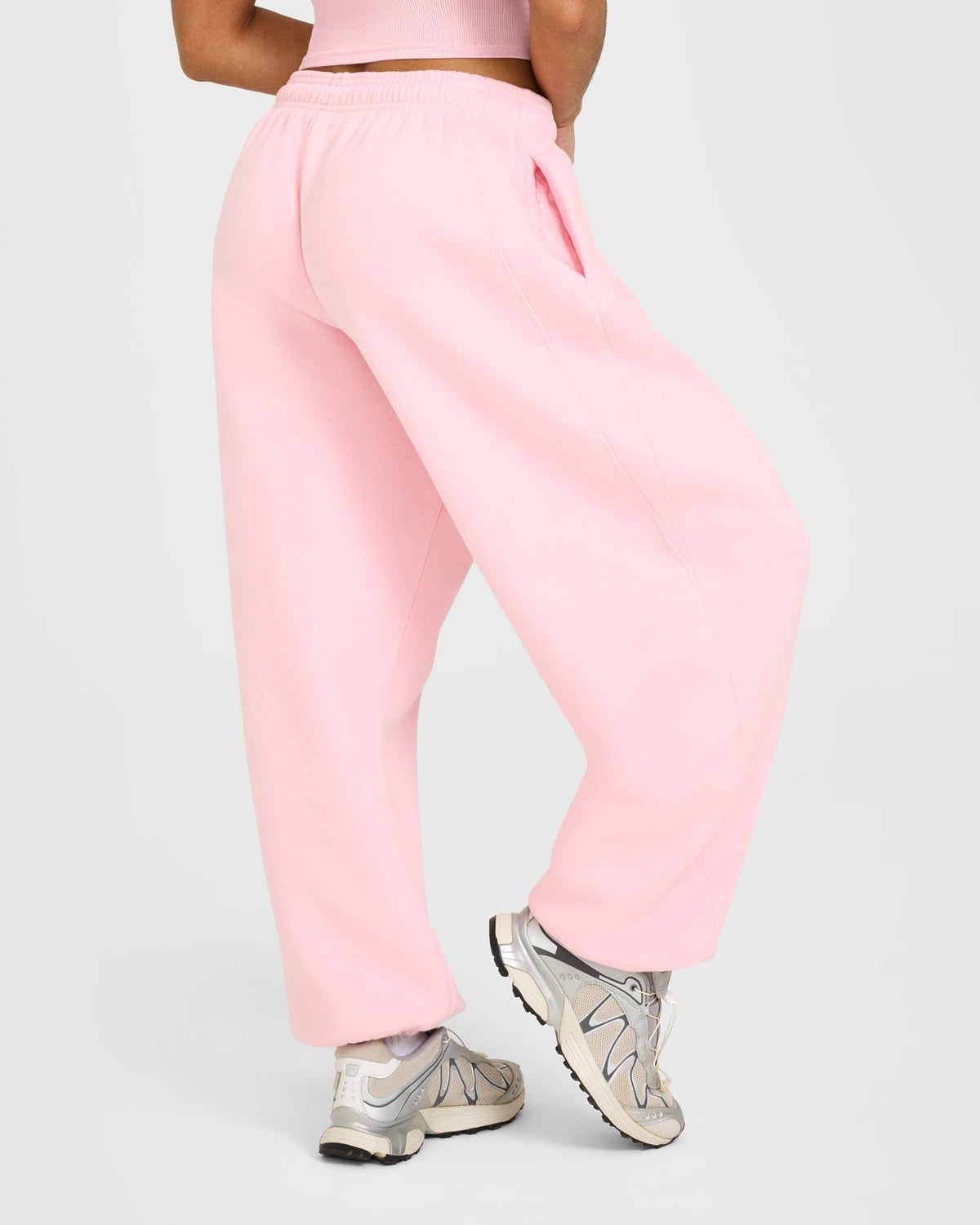 Foundations Oversized Cuffed Sweatpants | Petal Pink